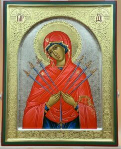 Богородица «Семистрельная» Образец 14 Первоуральск